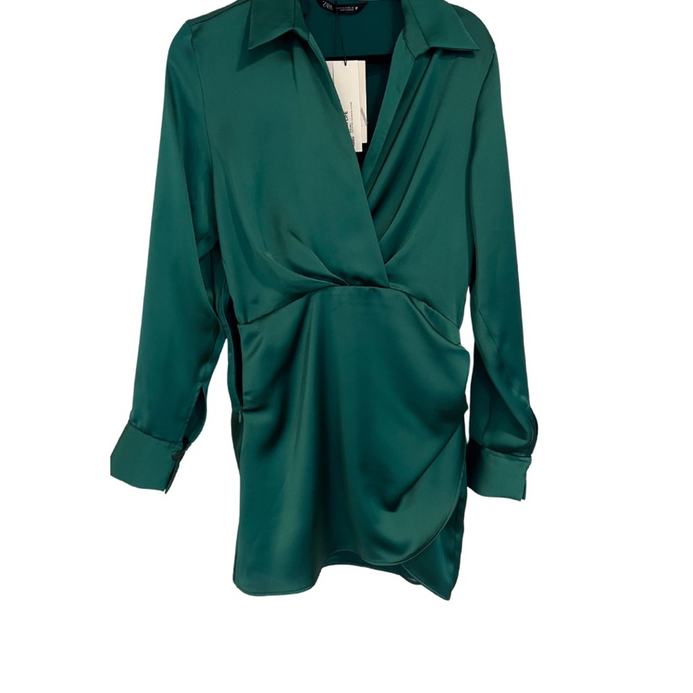 Zara Green Women's mini dress